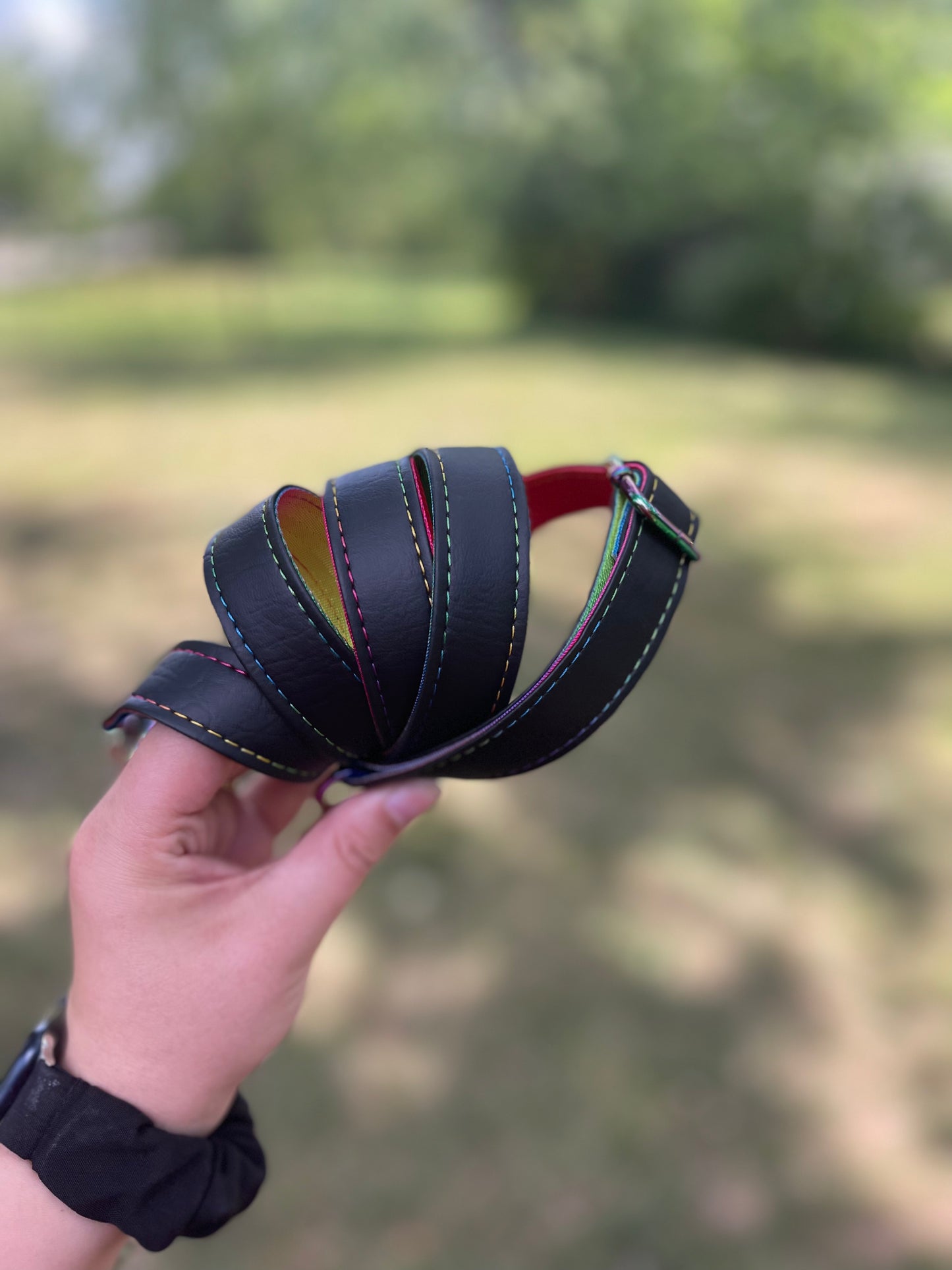 Rainbow Butterfly Fiona Foldover Purse