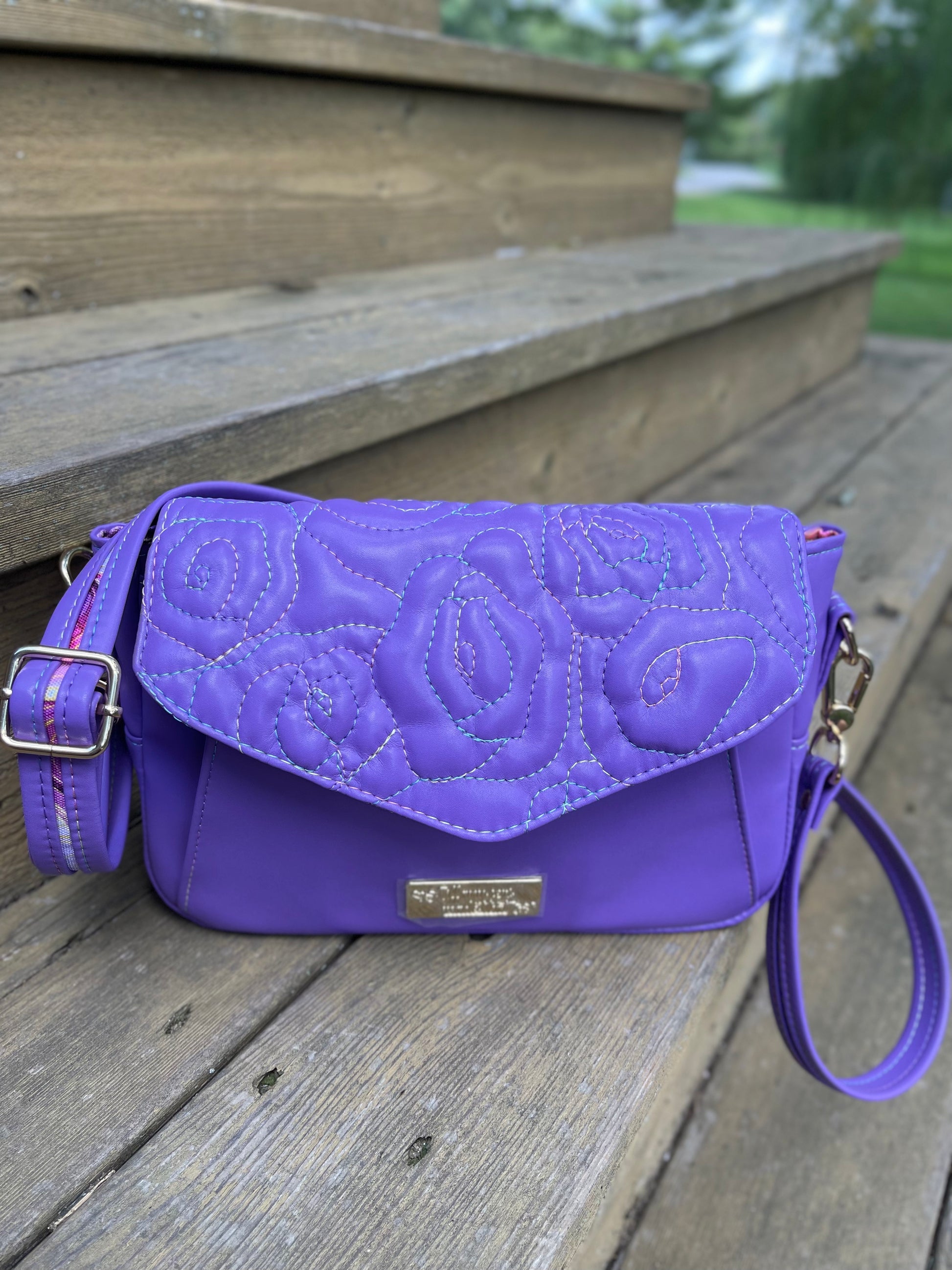 Purple Crossbody Purse Calvin Klein Women Purple Crossbody Bag