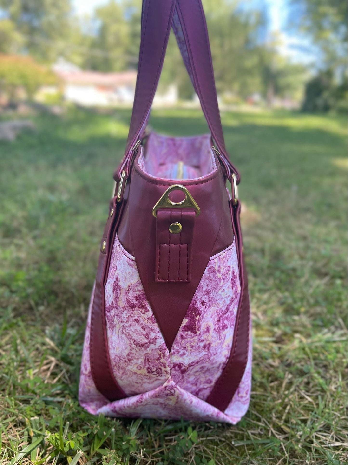 Pink Marble Hiraeth Handbag